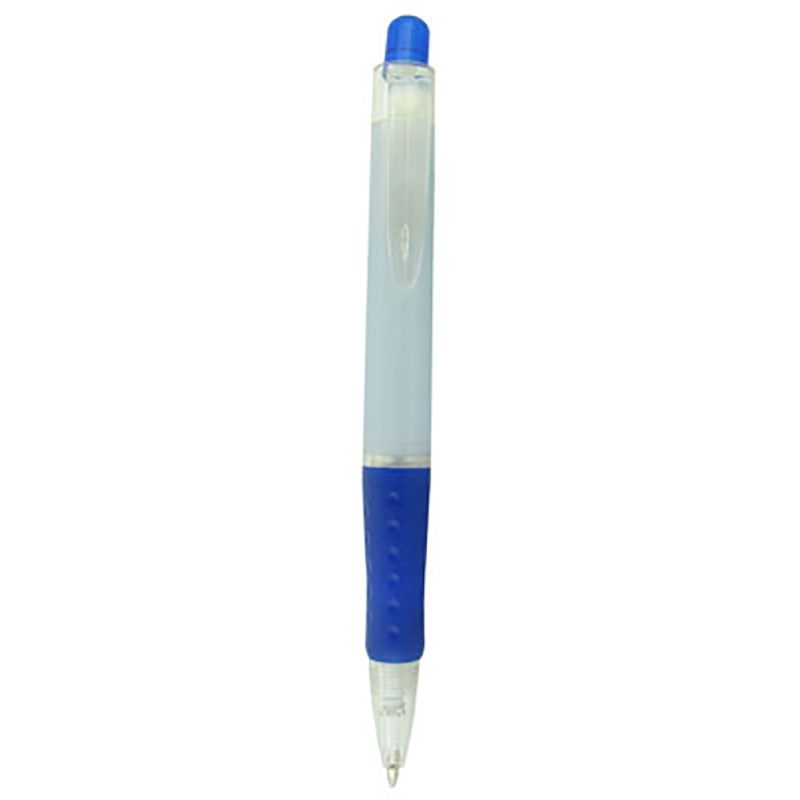 col-mlk, Boligrafo de plastico modelo colors solido blanco en colores blanco,rojo,azul