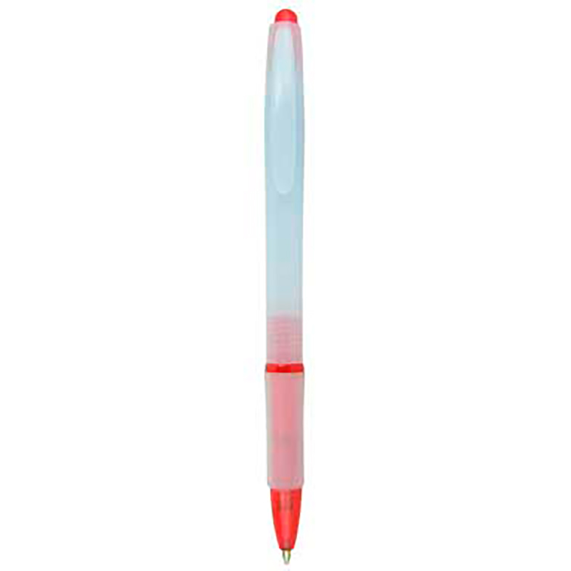 jel-mlk, Boligrafo de plastico modelo jello transparente colores rojo,amarillo,verde,naranja,morado,azul
