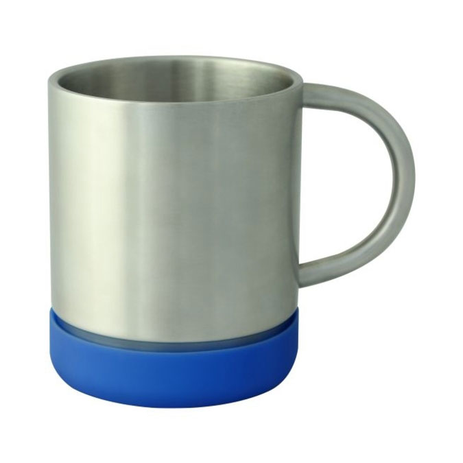 taz-fun, Original taza de acero inoxidable 300 ml con una base de silicón hipoalergénico que protege tu mesa. A elegir entre varios colores. Se entrega en cajita de cartón individual. Lavar antes de usar.