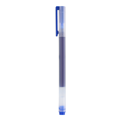 GL-20160, Bolígrafo de plástico con tinta de gel, tapa traslúcida y clip de plástico.