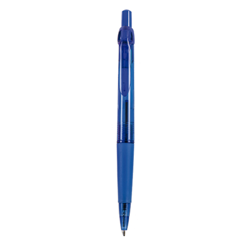 BP-8232C, Bolígrafo de plástico traslúcido.